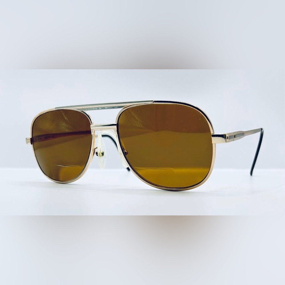 Vintage MM 5022 Gold Pilot Sunglasses Frames Only - Picture 2 of 8